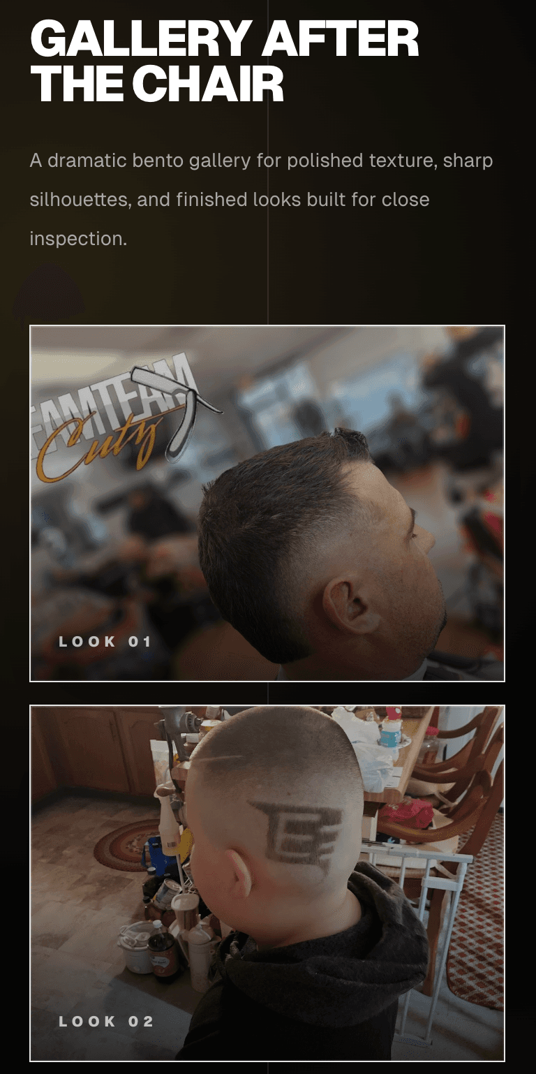 Haircuts portfolio preview 3